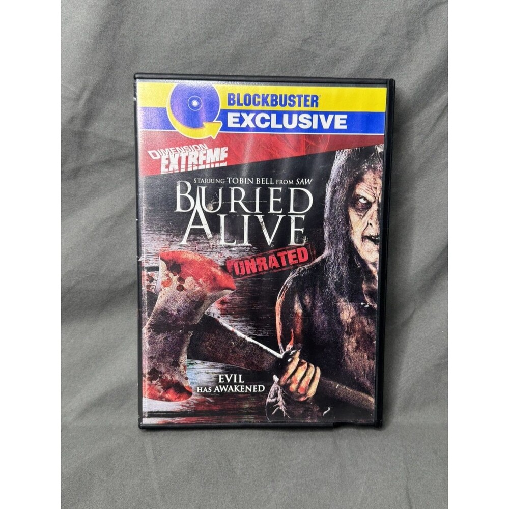 Buried Alive (2007) Blockbuster Exclusive DVD Tobin Bell Dimension Extreme